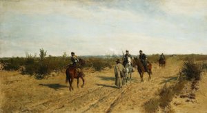 反乱軍のパトロール 作： Maksymilian Gierymski