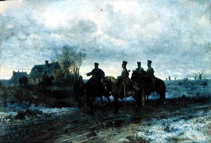 ポーランドのパトロール 作： Maksymilian Gierymski