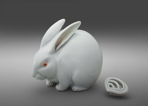 コロ、19世紀半ば〜20世紀初頭（磁器） 作： Makuzu Kozan