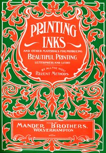 美しい印刷を生み出すための印刷インキおよびその他の素材-advert、1916