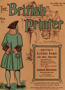 ブリティッシュプリンターVol。 XXX-No.175 1917年4月-5月、1917年カバー、1917年 作： Mander Brothers
