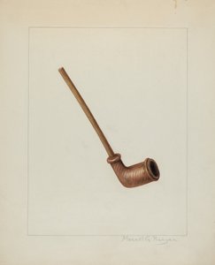 粘土パイプ、c。 1938年。