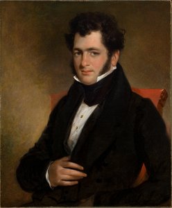 紳士の肖像 1840年 油彩・キャンバス 作： Manuel Joachim de Franca