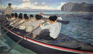 ロウワーズ、1912年頃（キャンバスに油彩） 作： Manuel Losada