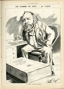 マニュエル・ルク（1854-1919）が「La Caricature」（1880年）に描いたもの。 作： Manuel Luque