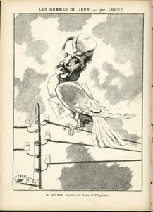 マニュエル・ルク（1854-1919）が「La Caricature」（1880年）に描いたもの。 作： Manuel Luque