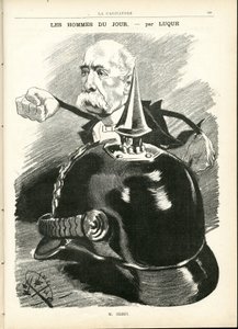 マニュエル・ルク（1854-1919）が「La Caricature」（1880年）に描いたもの。 作： Manuel Luque