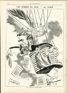 マニュエル・ルク（1854-1919）が「La Caricature」（1880年）に描いたもの。 作： Manuel Luque