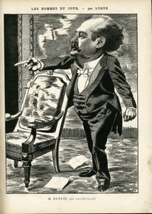 La Caricature』（1880年）に掲載されたマニュエル・ルケ（1854-1919）のイラスト 作： Manuel Luque