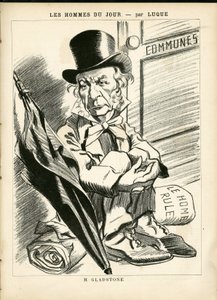 La Caricature』（1880年）に掲載されたマニュエル・ルケ（1854-1919）のイラスト 作： Manuel Luque