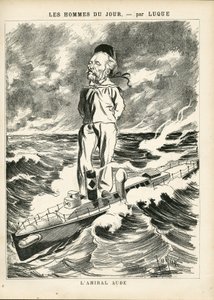 La Caricature』（1880年）に掲載されたマニュエル・ルケ（1854-1919）のイラスト