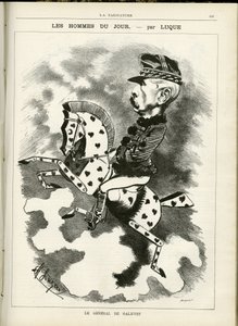 La Caricature』（1880年）に掲載されたマニュエル・ルケ（1854-1919）のイラスト 作： Manuel Luque