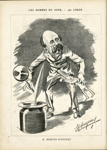 La Caricature』（1880年）に掲載されたマニュエル・ルケ（1854-1919）のイラスト 作： Manuel Luque