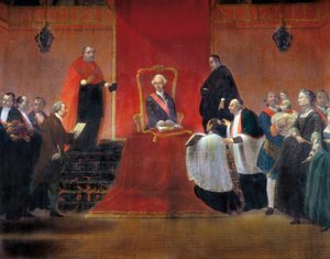 カルロス 3 世、1759 年にバルセロナのカノンリーを所有、詳細 作： Manuel Tramulles