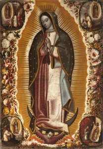 グアダルーペの聖母（Virgen de Guadalupe） 作： マヌエル・デ・アレラノ