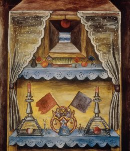 壁掛け収納（金曜日に玩具店で） 作： 