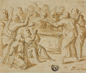 聖母被昇天・下半身 作： Marcantonio Bassetti