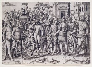 勝利（彫刻） 作： Marcantonio Raimondi