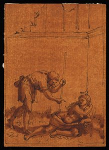 シモンとイフィゲニア 作： Marcantonio Raimondi