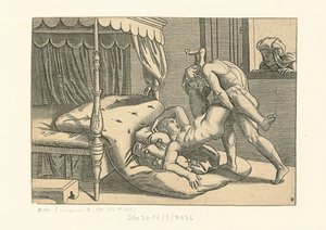 私モディ。 位置 9、1530-1540。 作： Marcantonio, Raimondi