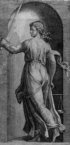 正義 作： Marcantonio Raimondi