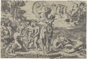 パリの審判 作： Marcantonio Raimondi