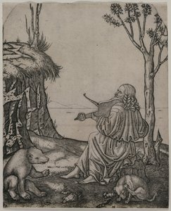 動物を魅了するオルフェウスc。 1505。 作： Marcantonio Raimondi