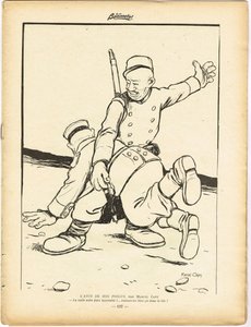 La Baionnette, B&Wでの風刺 作： Marcel Amable O.L. Capy