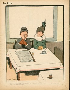 赤い笑い、色で風刺する