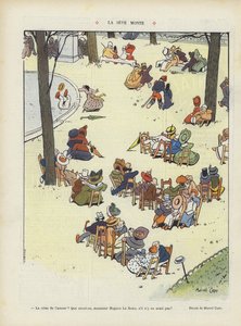 樹液が上昇します。ル・リールのイラスト 作： Marcel Amable O.L. Capy