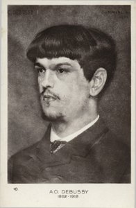 クロード・ドビュッシー、フランスの作曲家（1862-1918） 作： Marcel Andre Baschet