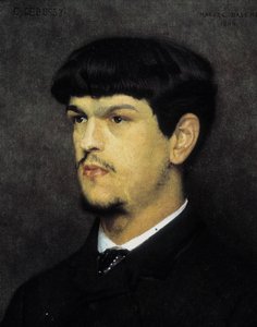 マルセル・アンドレ・バシェ（1862-1941）によるドビュッシーの肖像