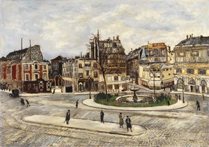 ピガール広場、1924年頃 作： Marcel Leprin