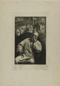 ピエール・ピュヴィ・ド・シャヴァンヌ、肖像画と構図 作： Marcellin Gilbert Desboutin