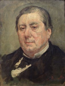Eugene Labiche（1815-1888）の肖像（絵画） 作： Marcellin Gilbert Desboutin