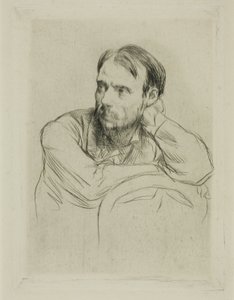 ルノワールの肖像 作： Marcellin Gilbert Desboutin