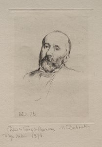 ピュヴィ・ド・シャヴァンヌ 作： Marcellin Gilbert Desboutin