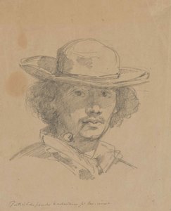 自画像。 作： Marcellin Gilbert Desboutin