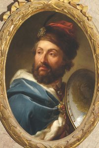 ポーランド王Casimir IV Jagellon (1427-1492)の肖像 - Marcello Bacciarelli (1731-1818)。銅に油彩