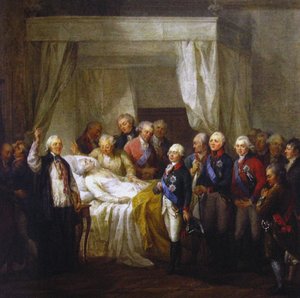 1798年以降のスタニスワフ2世の死8月のポニアトフスキ 作： Marcello Bacciarelli