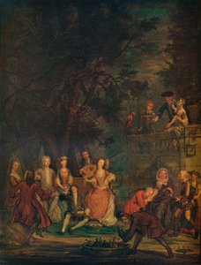 会話のピース、c1700 1931 作： Marcellus Laroon the Younger