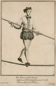 バーソロミューフェア、ロンドン：1687年に有名なオランダ人女性 作： Marcellus the Elder Laroon