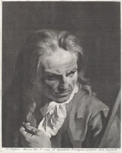 ロザリオを持った紳士巡礼者 作： Marco Alvise Pitteri after Giovanni Battista Piazzetta
