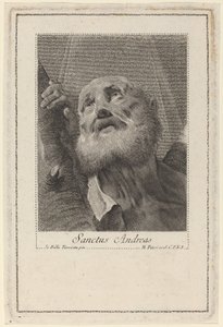 聖アンドリュー 作： Marco Alvise Pitteri after Giovanni Battista Piazzetta