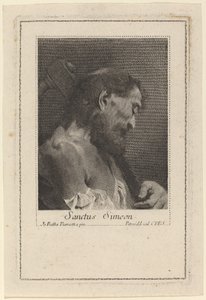 聖シメオン 作： Marco Alvise Pitteri after Giovanni Battista Piazzetta