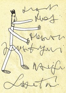 言語、2014年（紙にインク） 作： マルコ・カンペデッリ