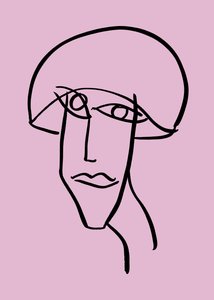 女性、2019年（紙にインク）