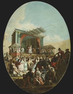 ヴェローナのイタリアコメディ、1772年 作： Marco Marcola