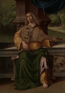 聖セシリア 作： Marco Palmezzano
