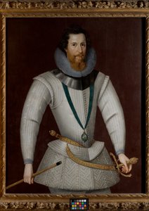 第 2 代エセックス伯ロバート デヴァルー (1556 年 - 1601 年) 作： Marcus (attr. to) Gheeraerts